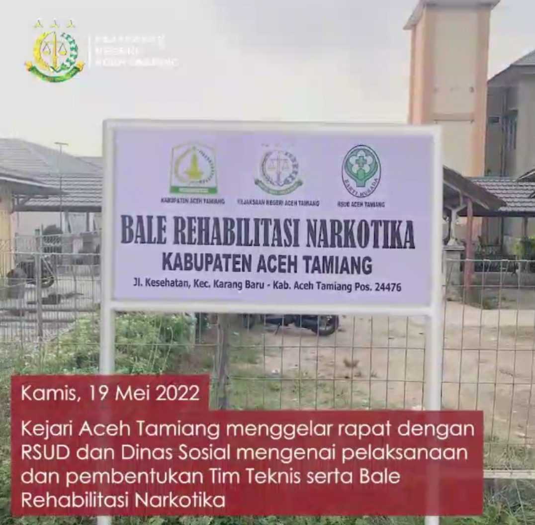 Photo of Kejari Aceh Tamiang Kini Miliki  Bale Rehab Narkoba