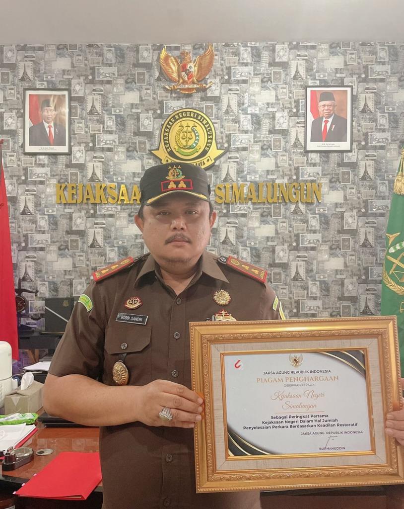 Photo of Kejari Simalungun Juara I Penerapan Keadilan Restoratif Se Indonesia