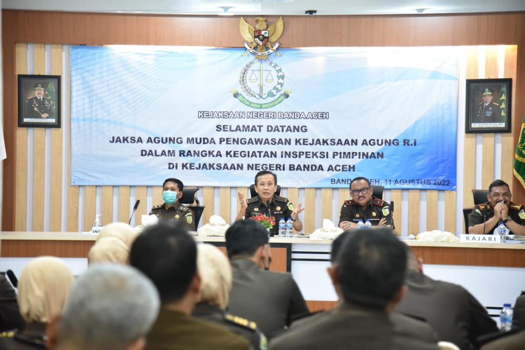 Photo of JAM WAS Sapa Pegawai Dan Jaksa Kejari Banda Aceh