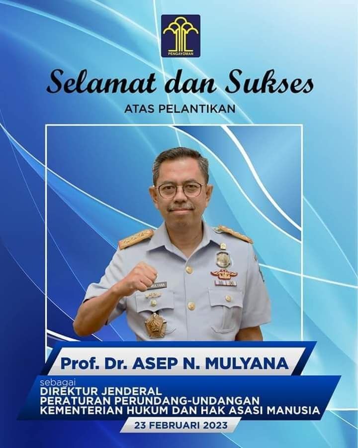 Photo of Kebanggaan! Prof. Asep Nana Mulyana Jabat Dirjen Kemenkumham